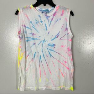 Michael Stars Iris Neon Muscle Tank Top sz S